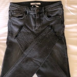 SAM EDELMAN- Kitten Mid Rise Skinny Ankle Jean